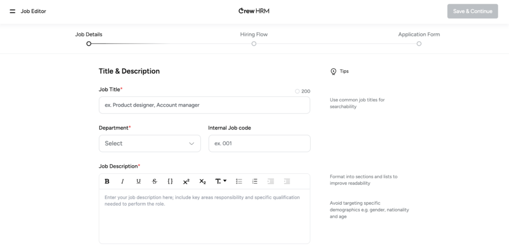 A Closer Look at the Best Job Board Plugin for WordPress - CrewHRM 7 image 3