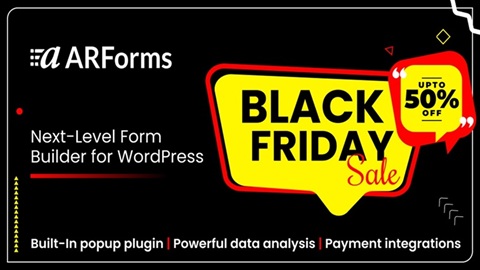 ARForms Black Friday Sale 480x270 1