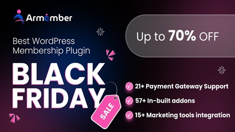 ARMember Black Friday Sale 480x270 1